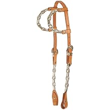 Schneiders Two Ear Silver Plated Concho Western Show Headstall | Premium Argentine Leather | Engraved Silver Trim & Classic Western Style for Horses