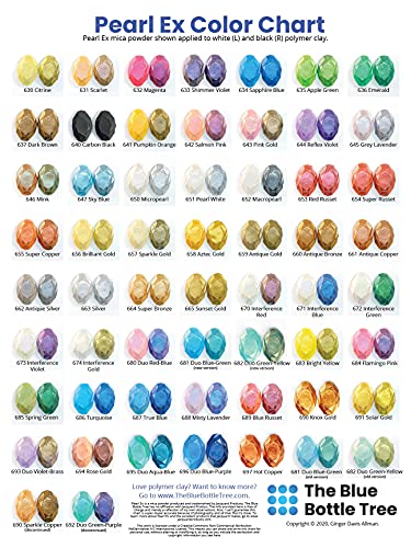 Jacquard Pearl Ex Powdered Pigments 6 Color Set - Versatile - Non-Toxic - Metallic Pearlescent Colors For Resin Art Crafts And More #TOP2