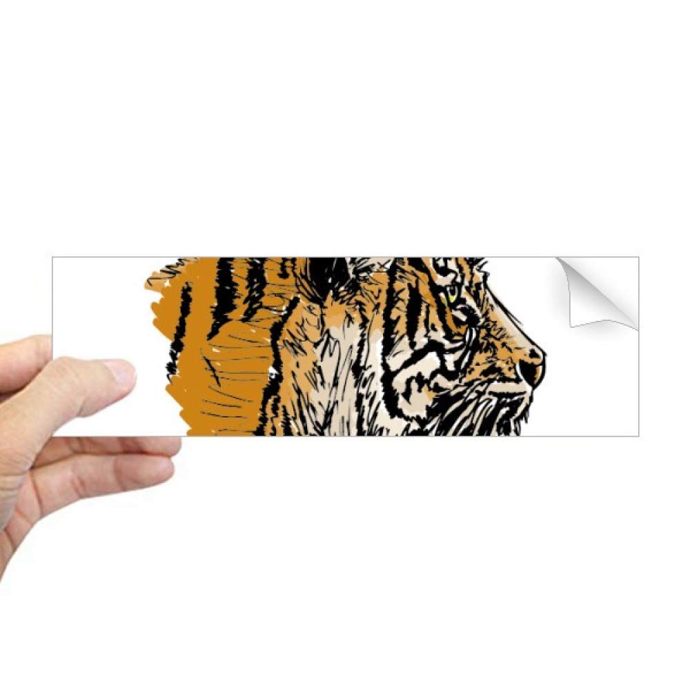 Sticker pour ordinateur portable tigre idée cadeau original PC