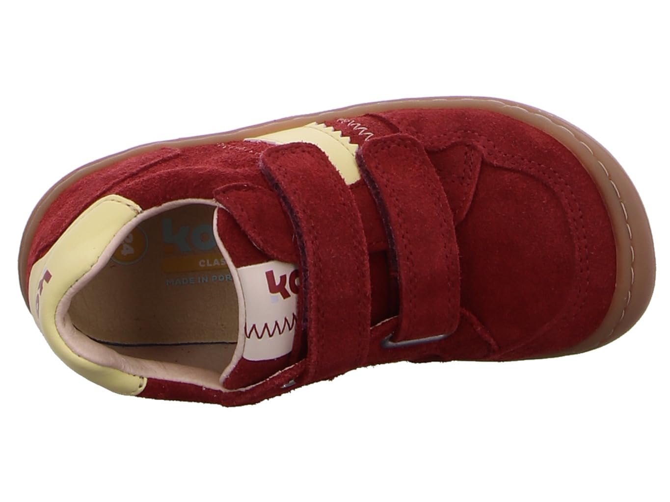 KOEL Barefoot Kinder Sneakers Bali Suede 3.0 Bordo