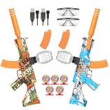 2 Pack Gel Splatter Blasters, Full Auto Electric Splatter Ba...