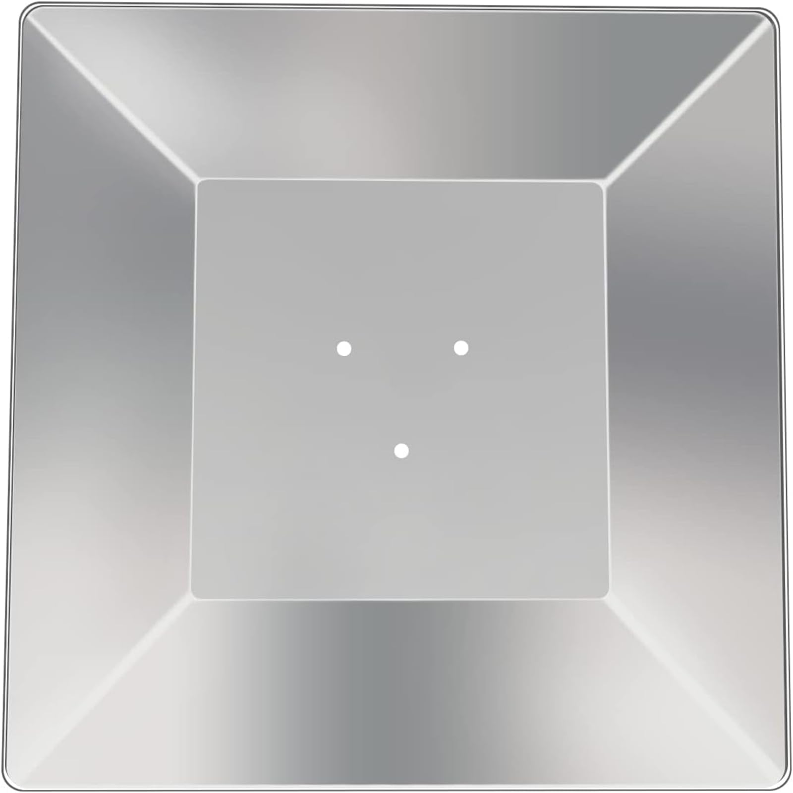 - Kisworm Heat Reflector Shield for Glass Tube Heater, 4-Sided Pyramid Patio Heater Replacement Top - Hole Distance 2 3/4 Inches