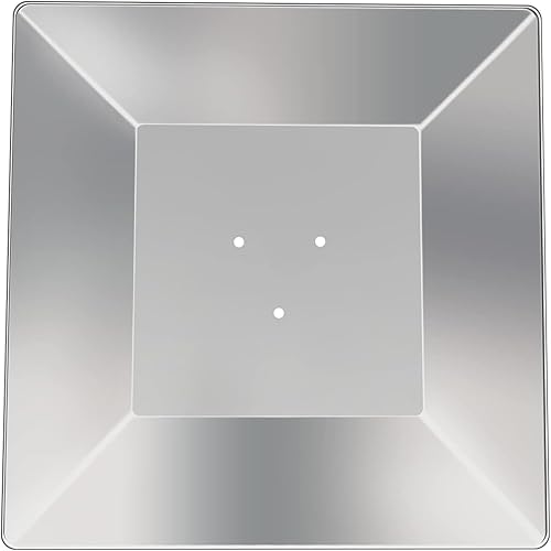 Escudo reflector de calor para calentador de tubo de vidrio pirámide de 4 lados parte superior de repuesto para calentador de patio distancia del