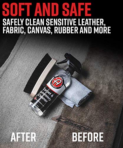 Adam’s Cockpit Detailing Brush - Car Cleaning Brush | Scrub Brush For Interior Leather Cleaner Carpet Upholstery Fabric Shoe Sofa Shower Bathroom Pet | Car Wash Kit - Car Cleaning Supplies #TOP5