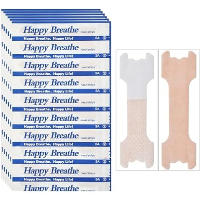 60-300Count New-Happy Nasal Strips,Nose Strips Universal Fit (66mm*19mm) (100)