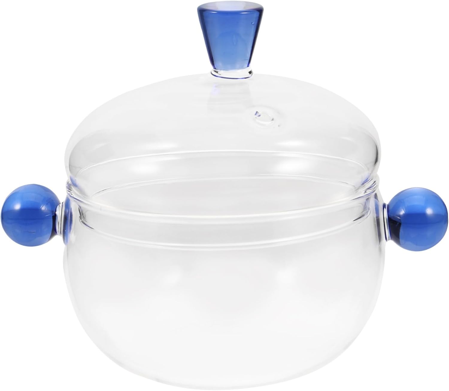Glass Stew Bowl Lid High Borosilicate Cookware for Food Desserts and Soups Cold Kitchen Essential Capacity