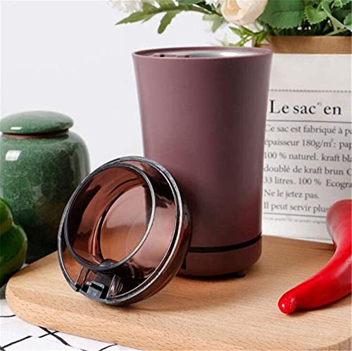 WGLL Molinillo de café eléctrico, 50W Molinillo de Especias eléctrico con Hoja de Acero Inoxidable, Molinillo de Frijol… - Imagen 7