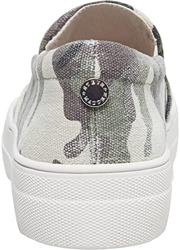 Steve Madden Women's Gills Sneaker, Green Camo, 7.5 | Image 2