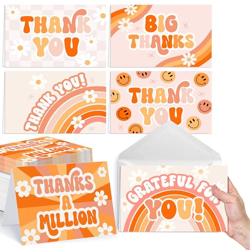 Cartes de remerciement rétro 6 x 4 pour ne plus manquer d'inspiration
