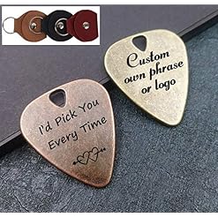 JUPPE Médiator de guitare avec étui en cuir Inscription I Couldn’t Pick A Better Grandpa Bronze cuivré - Les Beatles, Paul McCartney, John Lennon, RIngo Starr, George Harrison JUPPE Médiator de guitare avec étui en cuir Inscription I Couldn't Pick A Better Grandpa Bronze cuivré – Image 5