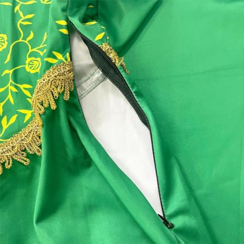 Disfraz de princesa ogro para niñas 4-5 años verde miniatura 6