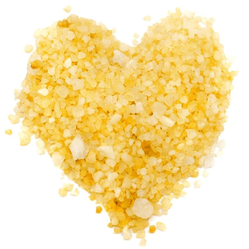 Gran Velada - Sales aromáticas Citrus 1 Kg | Aroma Cítrico Fresco de Kiwi, Mandarina y Limón | Sales Perfumadas Amarillas a Granel para Ambientadores y Detalles