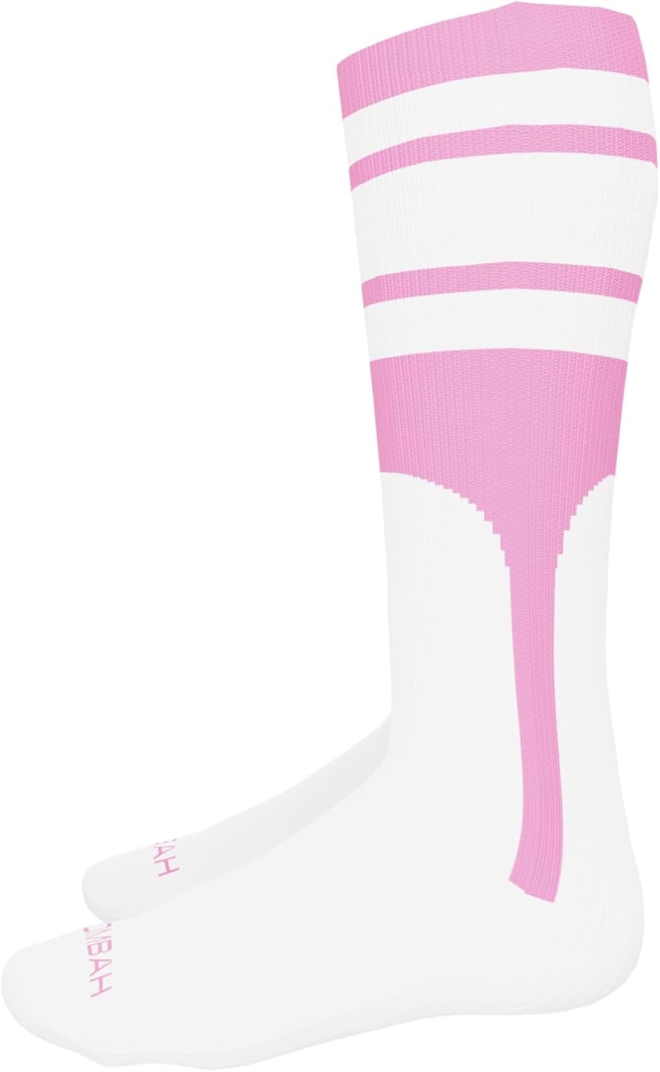 Boombah Home Run Striped Mock Stirrup Baseball Fastpitch Softball Socks Over the Calf Youth & Adult Sizes Team Colors