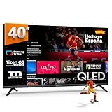 TD Systems - Smart TV 40 Pulgadas QLED Samsung TV Tizen OS 8.0. Triple Tuner (DVB-T2/C/S2). Televisores con Samsung Smart TV Gaming Hub. Televisión del 2026 - PRIME40QC22TIZEN