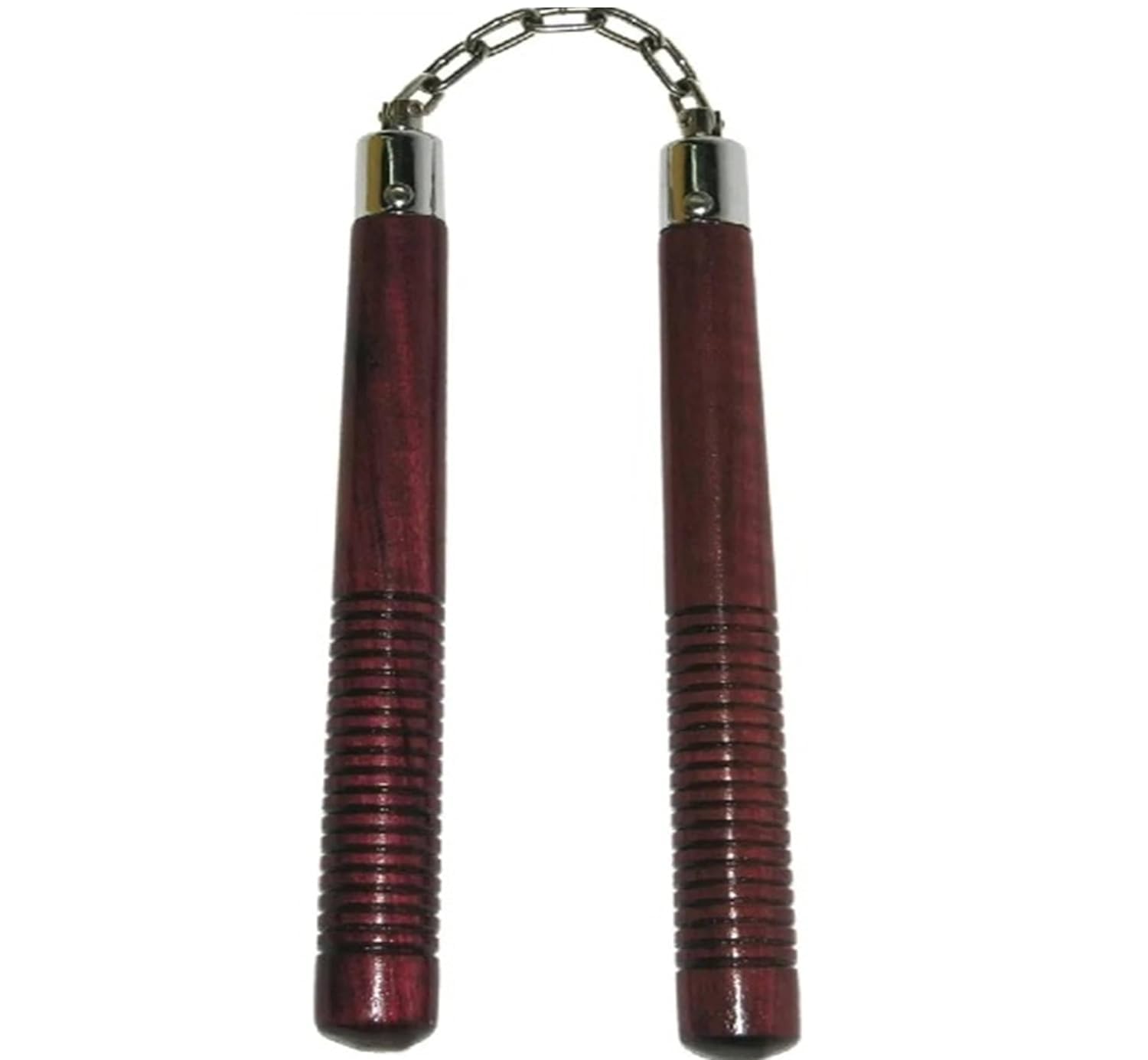 Ball Bearing Wooden Handle Nunchaku, Nunchucks - Karate Sticks | 11" Handle with Metal Chain,Pack of 1,(Martial Art - Nanchaku - Karate Stick)-picture-20