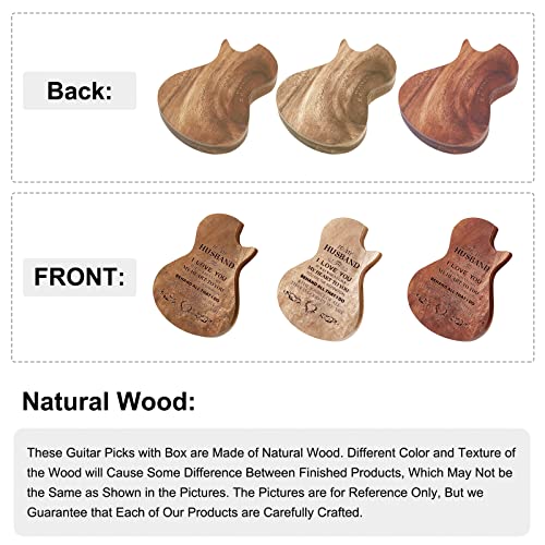 SUPERDANT Support de Boîte de Sélection de Guitare en Bois à Mon Mari Conteneur en Bois Étui de Sélection de Forme de… - Les Beatles, Paul McCartney, John Lennon, RIngo Starr, George Harrison SUPERDANT Support de Boîte de Sélection de Guitare en Bois à Mon Mari Conteneur en Bois Étui de Sélection de Forme de… – Image 7