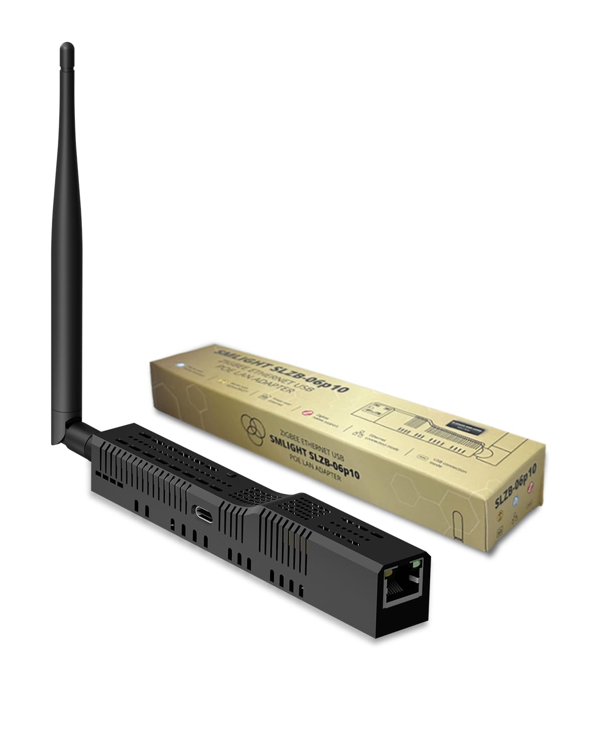 SLZB-06P10 - Zigbee 3.0 zu Ethernet, USB und WiFi Gateway Koordinator mit PoE, Universal Gateway für Home Assistent / Zigbee2MQTT / ZHA, Wireless Zigbee 3.0 USB Adapter
