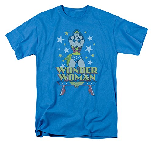 DC WONDER WOMAN - Short Sleeve ADULT T-Shirt - TURQUOISE