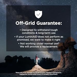 luminaid solar string light with phone charger rechargeable tent lights for camping 32 ft string lights perfect for camping, backyard, patio, rvs, outdoor, power outages (1 pack)