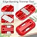 Edge Banding Trimmer, Coolrunner Edge Band Trimmer with Tungsten Carbide Blades, Manual Edge Banding Trimming Woodworking Deburring Tool