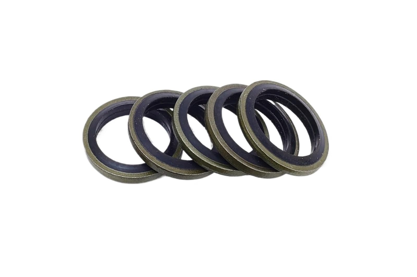 Junta de sellado de drenaje de aceite de coche, junta de presión, sello de arandela reemplazable for coche, tubo de aceite de goma M6 M8 M10 M12 M14 M16 M18 M20(M12)