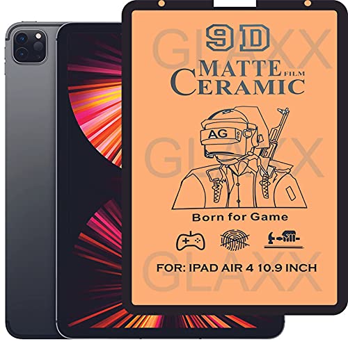 Glaxx Premium Matte Finish Screen Protector for iPad Air 4/ iPad Air 5 2022 10.9 inch with Easy Installation Kit (Black)- Not Glass (B09BLJX3HV) Amazon Price History, Amazon Price Tracker