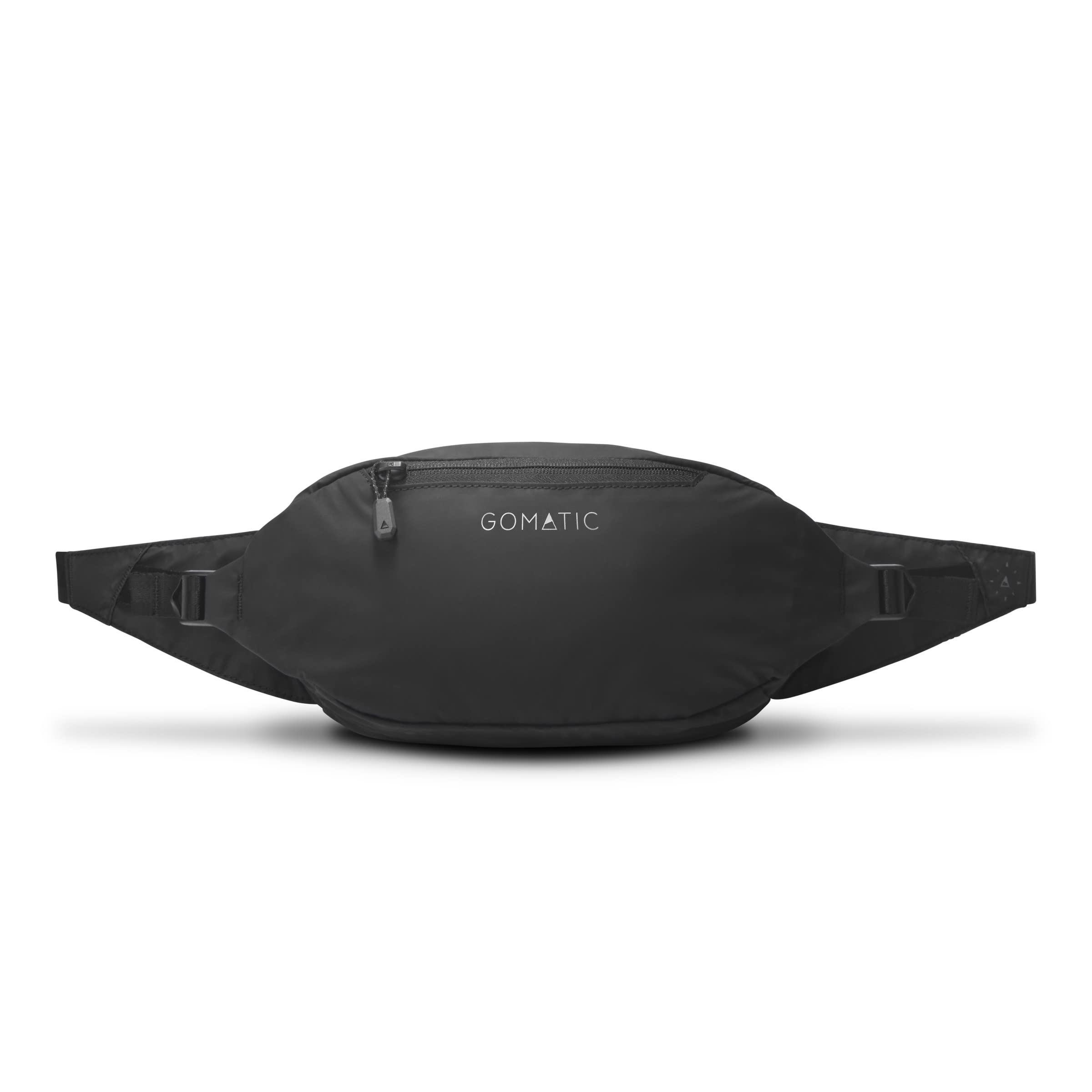 Gomatic Bolsa Bandolera Plegable Navigator 3L – Riñonera Unisex, Compacta y Resistente al Agua, Ideal para el Día a Día, Viajes, Senderismo – Bolsa Crossbody con Múltiples Bolsillos – Negra
