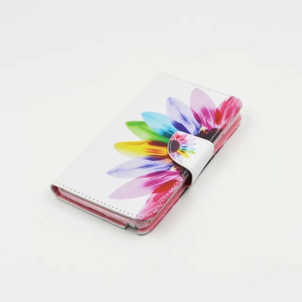 Note 3 Case, Galaxy Note 3 Wallet Case, M-Zebra Note 3 Wallet Case [Wallet Function] Flip Cover Leather Case for Samsung Galaxy Note 3, with Screen Protectors+Stylus (Colorful Flower)