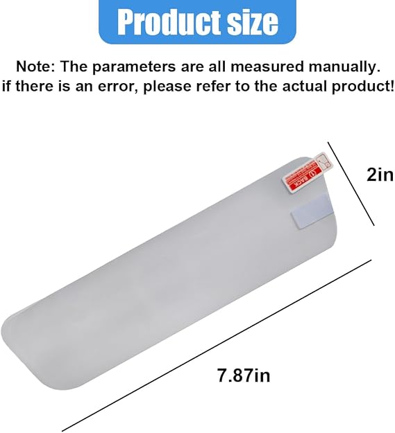 2PCS Car Rearview Mirror Film, Anti-Glare Auto Interior Rearview Mirrors Film, HD Clear Anti-scratch Car Protective Membrane, Vehicle Waterproof Mirror Accessories for Safe Driving