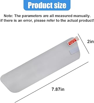 2PCS Car Rearview Mirror Film, Anti-Glare Auto Interior Rearview Mirrors Film, HD Clear Anti-scratch Car Protective Membrane, Vehicle Waterproof Mirror Accessories for Safe Driving