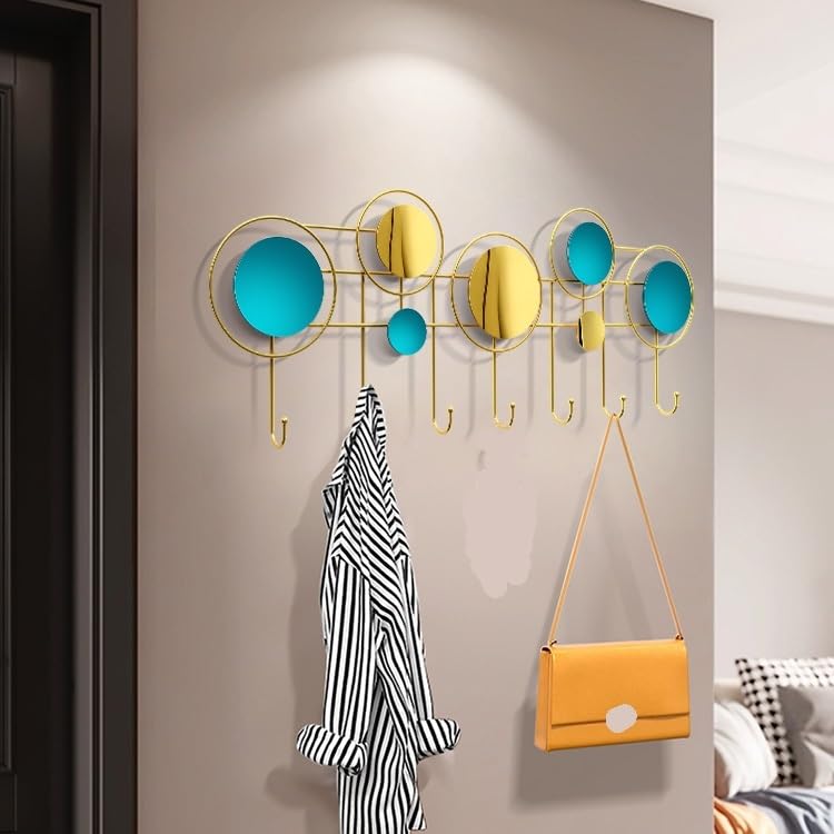 Perchero de pared creativo de lujo para una decoración sofisticada y organización de ropa 5