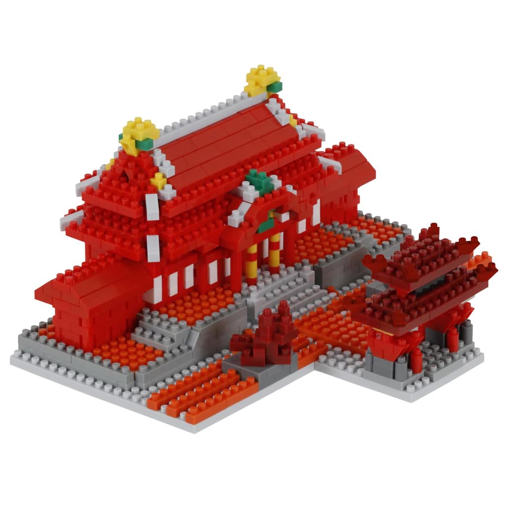 Amazon.com: Nanoblock Shuri Castle, construction toy NBM-030