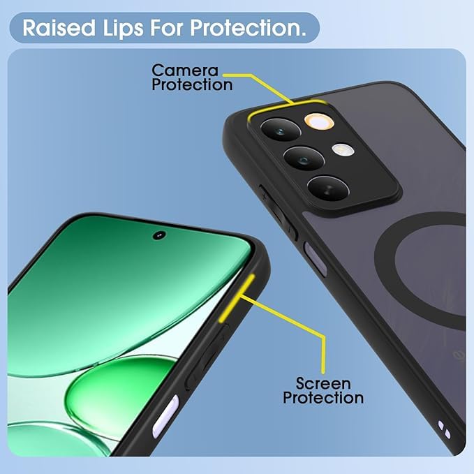 Image of Mobile Back Cover for Realme Narzo 90X 5G / Realme C85 5G / Realme 15X 5G Mobile Back Cover | Hybrid PC + TPU | Full Armour & Camera Protection Back Cover (Realme 15X)