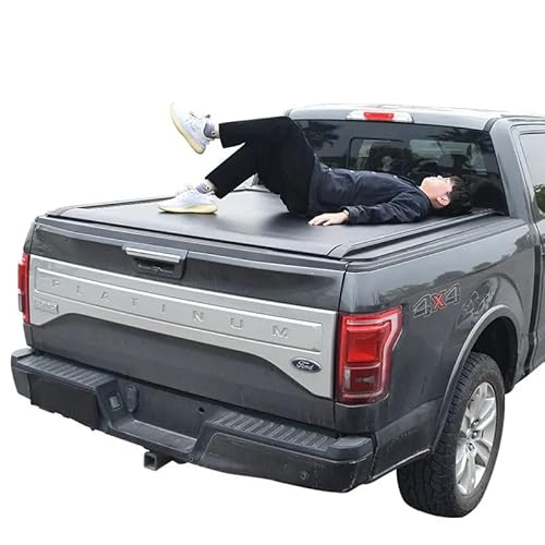 Electric Roller Shutter Tonneau Cover for F150 – Pickup 4x4 Remote Control Truck Bed Cover | Waterproof Aluminum Retractable Cargo Bed Cover | Heavy Duty, Secure, Weatherproof - One Color/One Size
