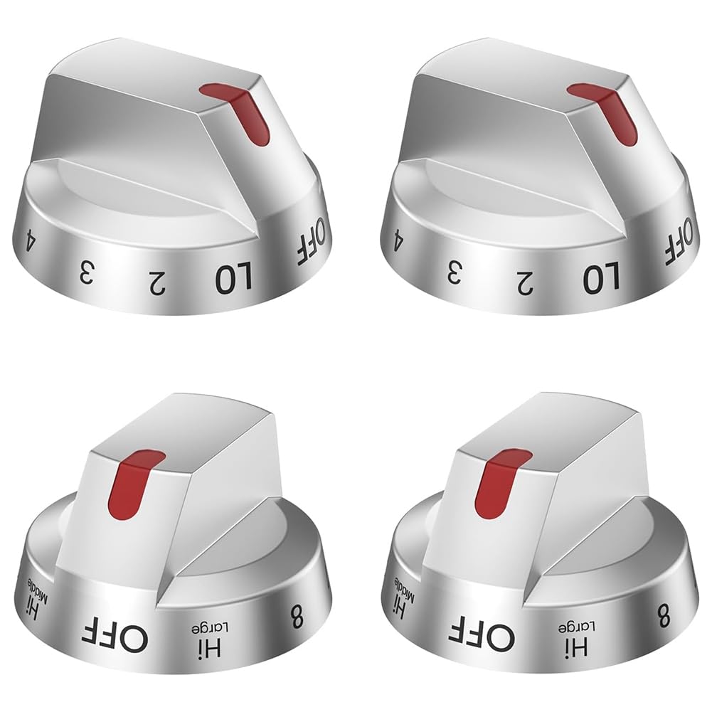 Littimoon Oven Knobs Replacements Stove Knobs Replacements Stove Knob Replacement Stove Knobs Replacements Sliver