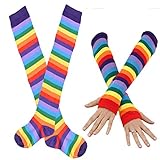Lieferung: 1 Paar Armstulpen, 1 Paar Kniestrümpfen;