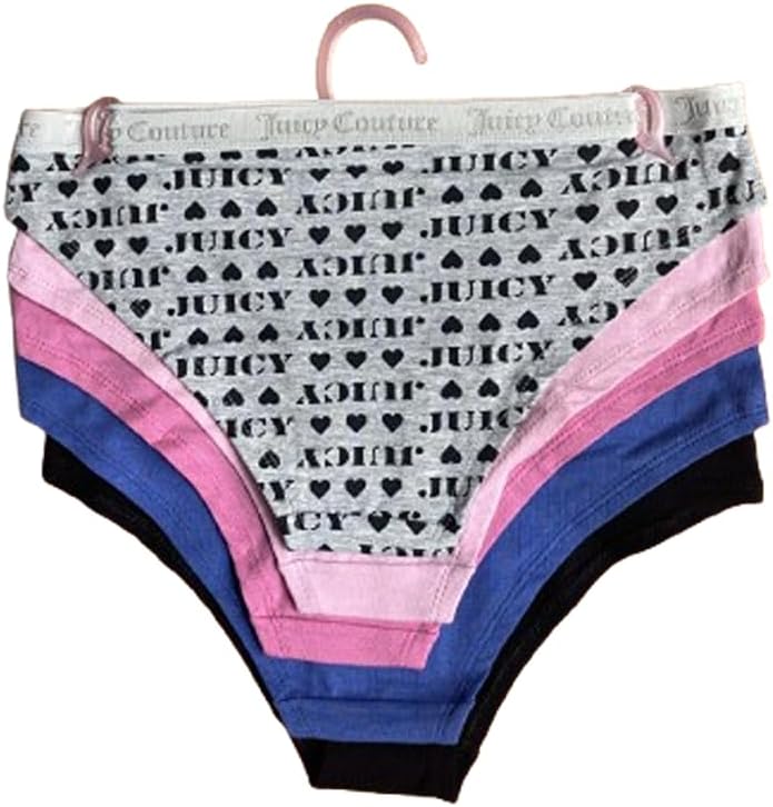 Juicy Couture 5-Pack Bikini Panties Underwear Size XL