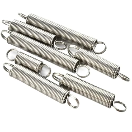 Resorte tensión extensión helicoidal para toldos de acero inoxidable con gancho cilíndrico 30mm