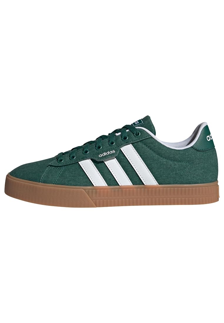 adidas Daily 3.0 mens Skate Shoe 46 EU Cgreen/Ftwwht/Gum10