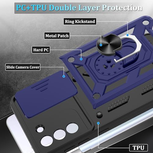 Coque Samsung S21 Plus incassable pour protéger vos souvenirs grâce au clapet photo bleu - 6