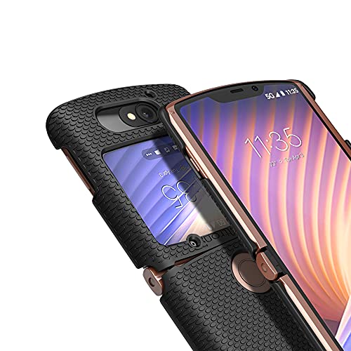 Beltron Case For Motorola Razr 5G Flip (At&T/T-Mobile), Snap-On Protective Hard Shell Cover For Razr 5G Flip Phone (2020) Xt2071 - Black #TOP6