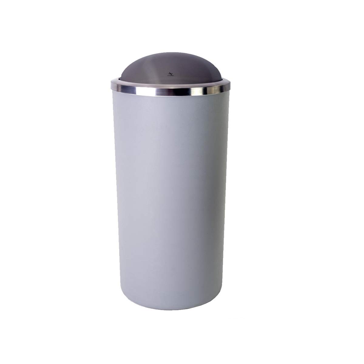 Primanova Lenox M-E48-07 Çöp Kovası, Gri, 35 Lt