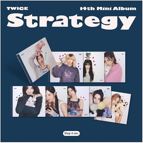 Image of TWICE Strategy [Step4 Digipack ver.] 14th Mini Album+Pre-Order Gift (Random ver.) + Extra photocards