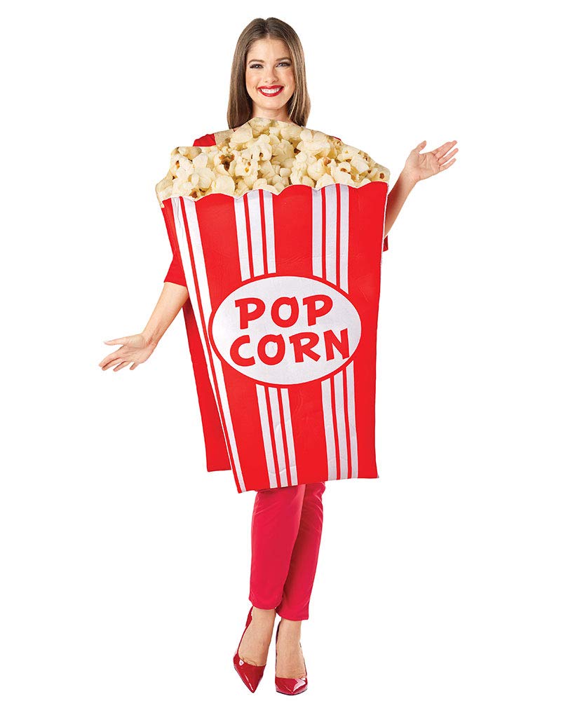 Seasons Popcorn Costume for Halloween Party Adults, One Size