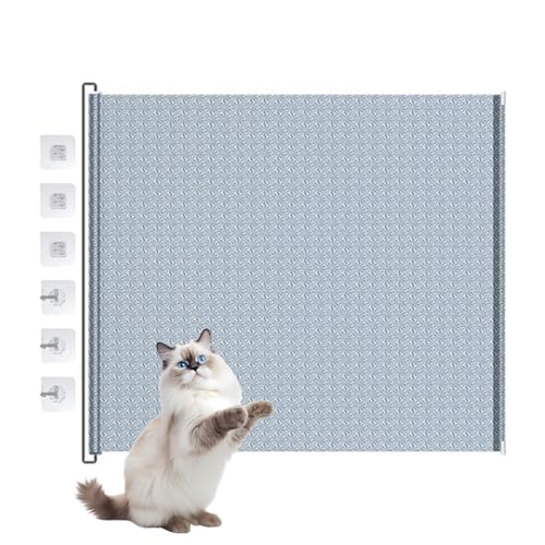 Retractable Pet Gate | Mesh Pets Door | Easy Install Puppy Gate | For Kids Dogs Kitten Indoor Home Doorway Staircase Hallway Terrace Porch Balcony
