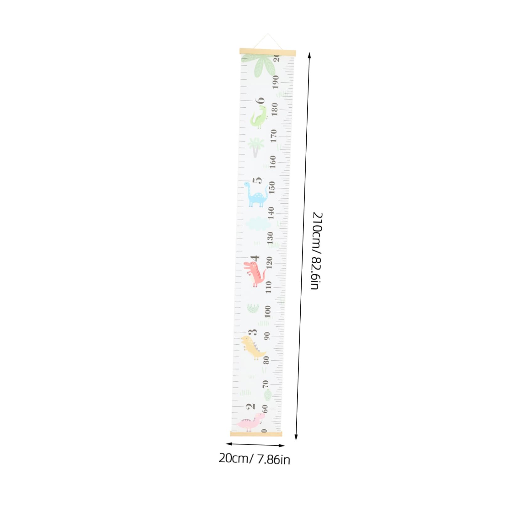 Toddmomy Simple Design Wall Ruler Growth Height Chart for Boys and Girls Fine Workmanship