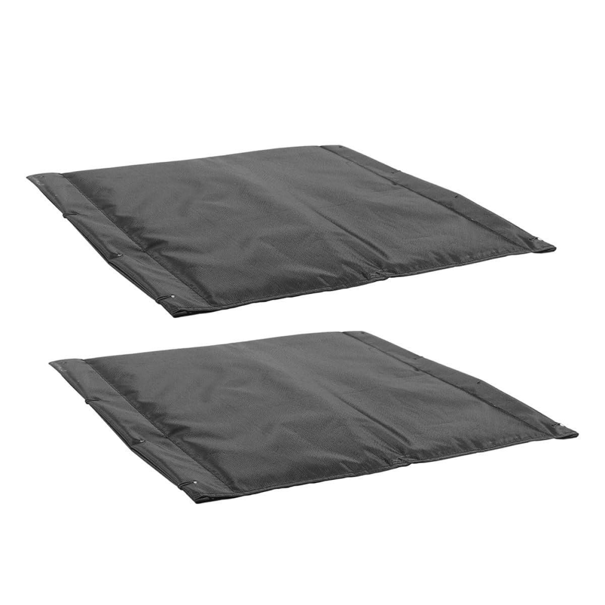 Mikinona Asiento de Repuesto de Tela Oxford Negra 2 Cojines para Silla de Ruedas Transpirables y Prácticos para Accesorios de Sillas de Ruedas