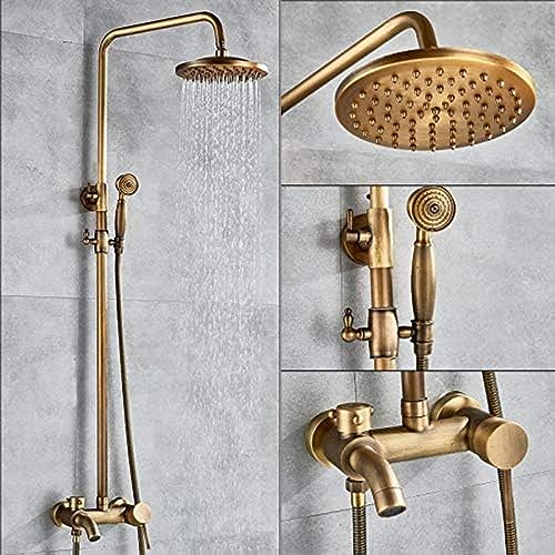 Système de douche mural bronze noir pour une ambiance spa moderne - 2