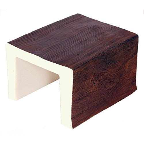 VIGA IMITACION MADERA DECORATIVA DE POLIURETANO 22.5CM DE ANCHO X 17.5CM DE ALTO X 3 metros DE LARGO