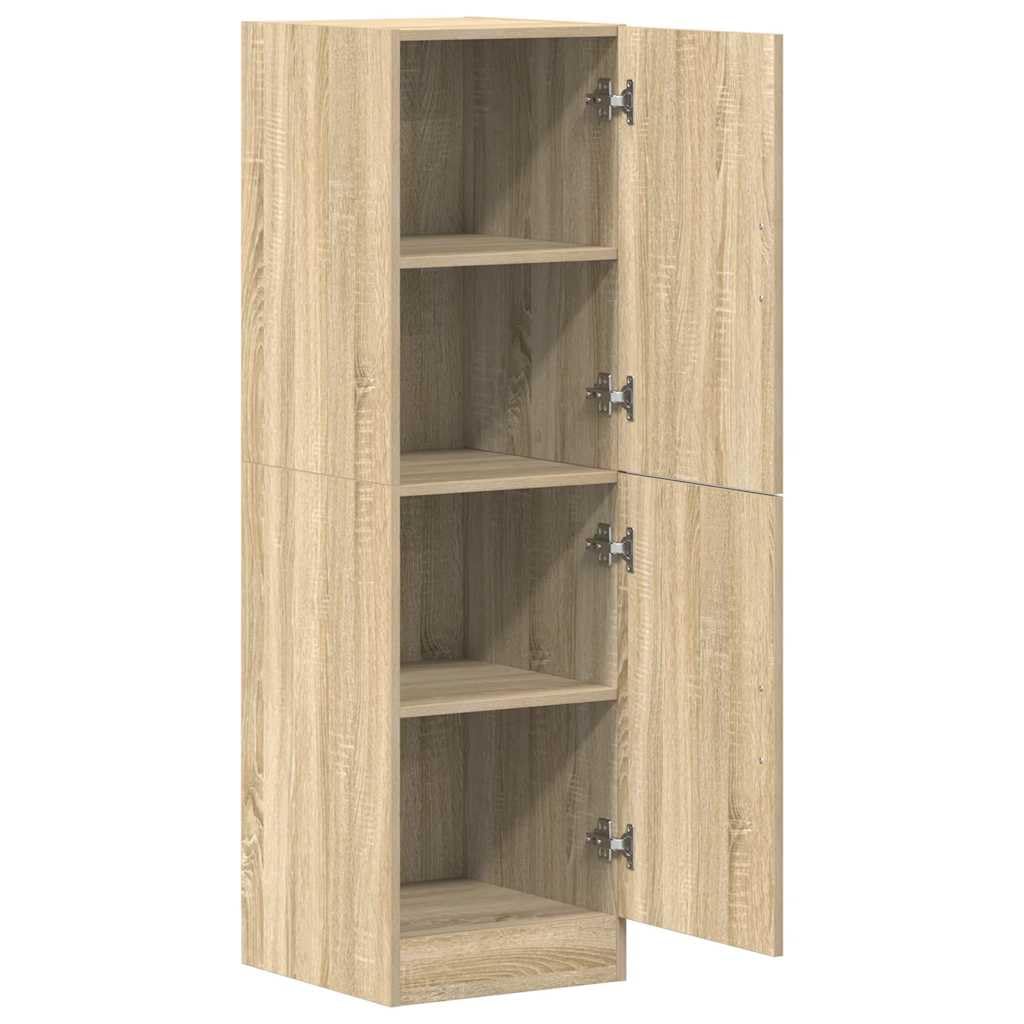 vidaXL Küchenschrank Sonoma-Eiche 38x41,5x131,5 cm Holzwerkstoff, Schrank, Küchenzeile, Beistellschrank, Vorratsschrank, Geschirrschrank, Sideboard
